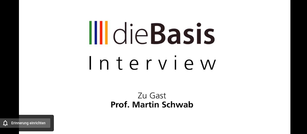 Interview mit Prof. Dr. Martin Schwab, Rechtswissenschaftler · Mitglied bei dieBasis (Bild) Interview mit Prof. Dr. Martin Schwab, Rechtswissenschaftler · Mitglied bei dieBasis - ksnip 20201214 170920