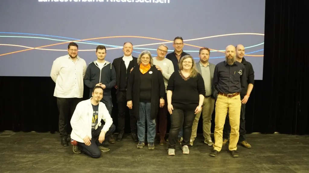 Gruppenbild dieBasis Landesverband Niedersachsen 2020
