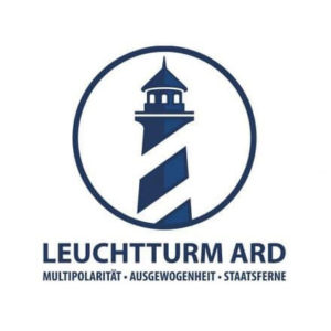 Logo Leuchtturm ARD - Multipolarität - Ausgewogenheit - Staatsferne