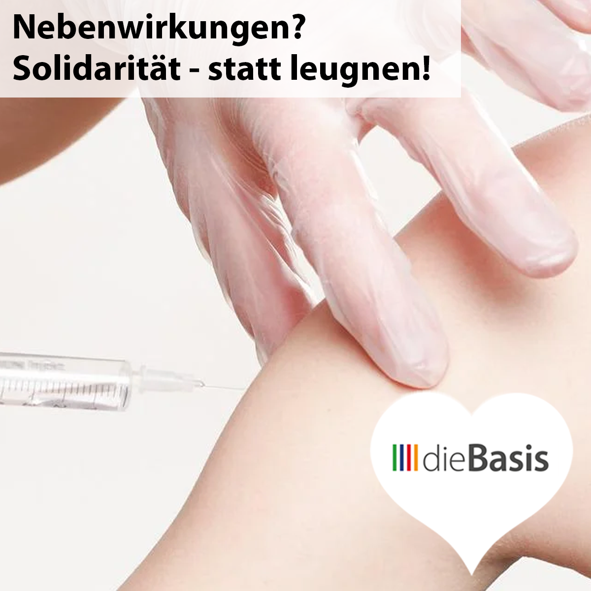 Solidarität mit Impfgeschädigten (Bild) Solidarität - statt leugnen