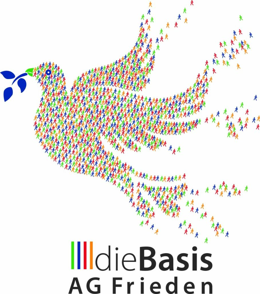 Friedenskonferenz der Basisdemokratischen Partei Deutschland - AG Frieden Logo 1
