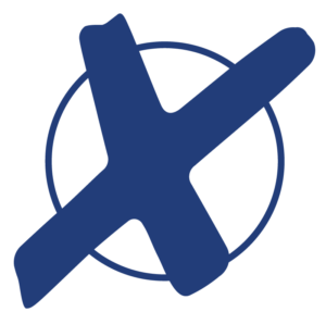 dieBasis Wahlkreuz blau