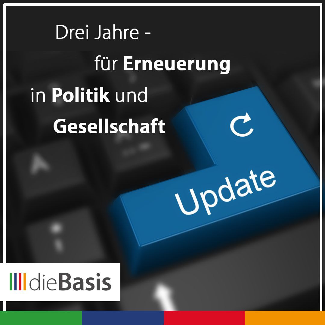 Die Basisdemokratische Partei feiert ihr dreijähriges Bestehen