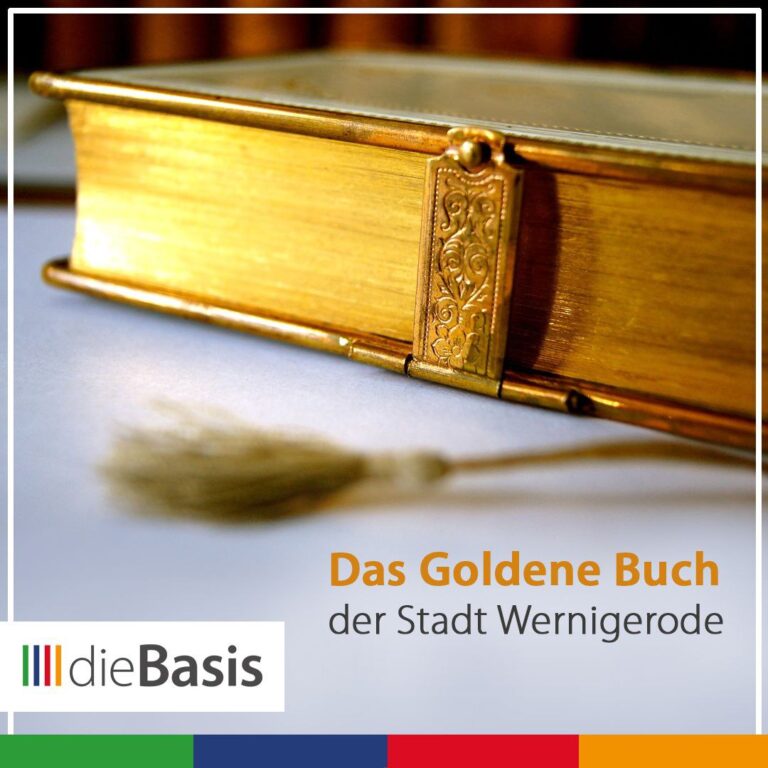 Das Goldene Buch der Stadt Wernigerode - Goldenes Buch der Stadt Wernigerode