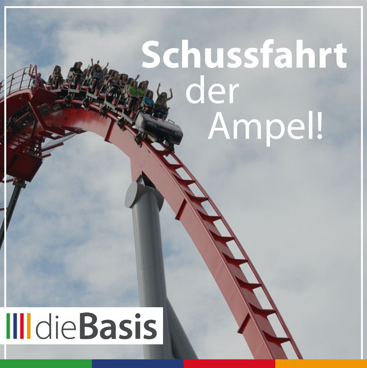 Die Ampel verliert auf ganzer Linie (Bild) Die Ampel verliert auf ganzer Linie - Schussfahrt der Ampel Achterbahn faehrt nach unten