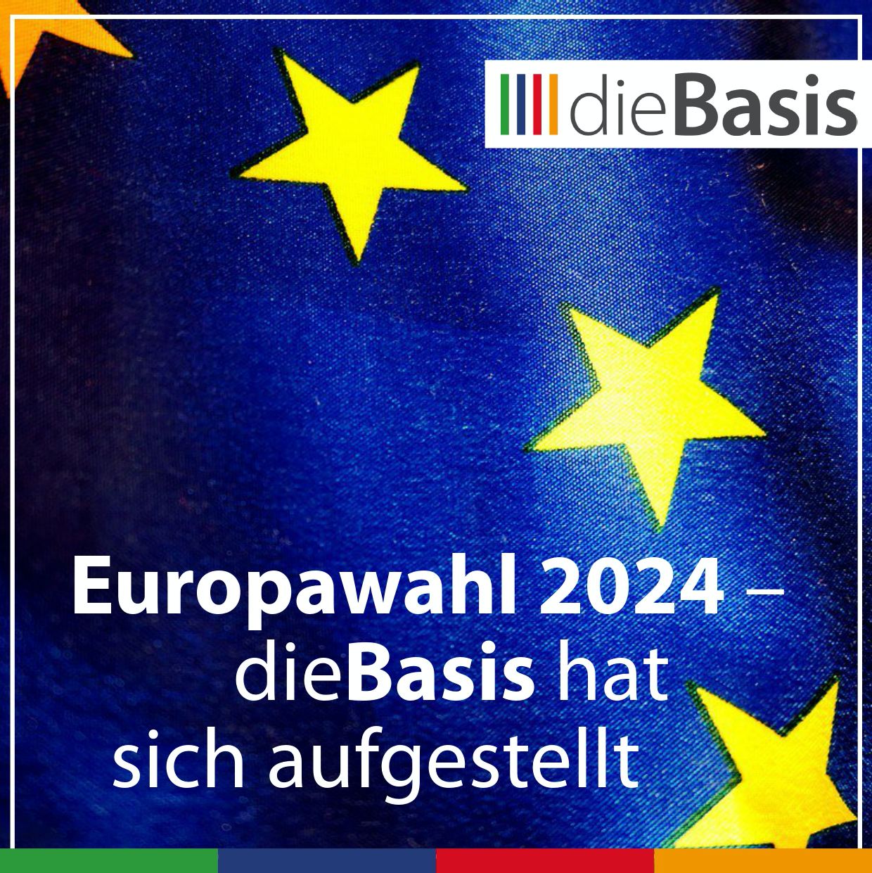 EU-Wahl: dieBasis hat ihre Kandidaten für das Europäische Parlament gewählt (Update) (Bild) Europawahl 2024 -diebasis hat sich aufgestellt