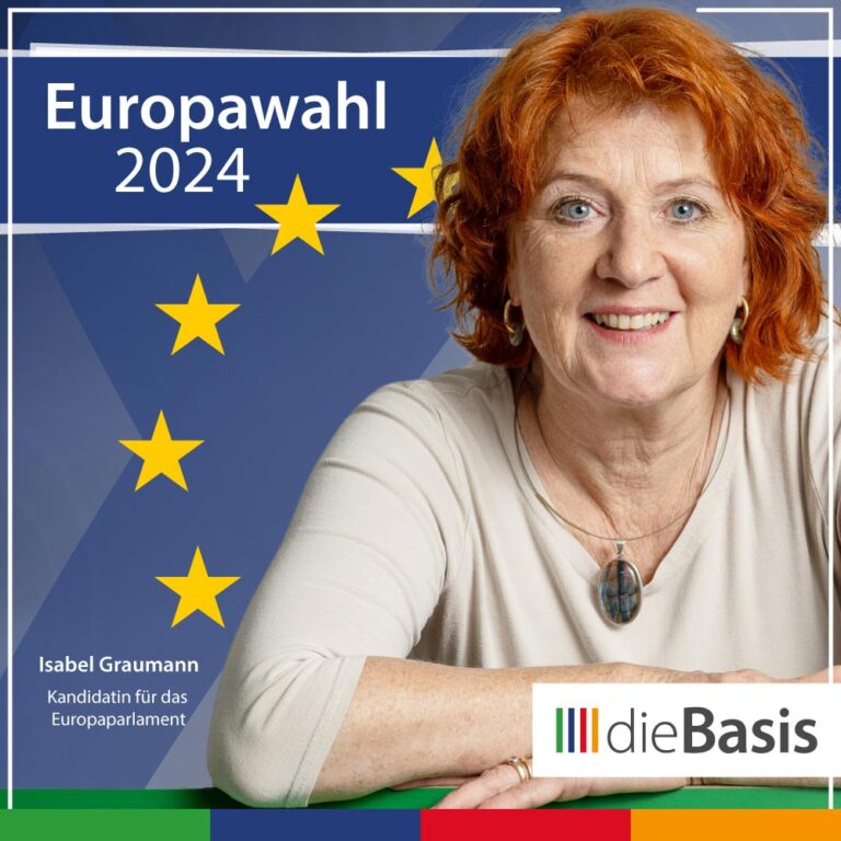 EU-Wahl: Wahlkampfauftakt für dieBasis und Isabel Graumann in Hamburg - Isabel Graumann Europawahl 2024