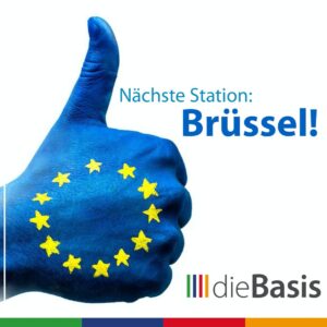 Daumen hoch - Nächste Station: Brüssel!