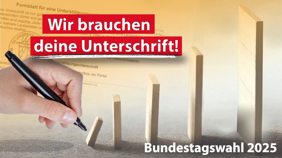 Startseitenbild Wir brauchen deine Unterschrift - BTW 2025