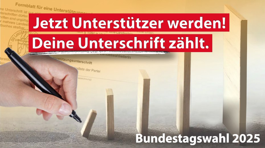 Artikelbild Unterseite Wir brauchen deine Unterschrift - BTW 2025