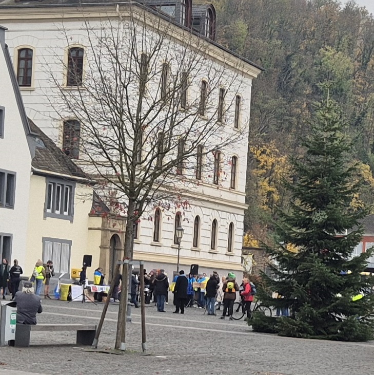 Gegendemonstration am 16.11.2024 auf dem Kapuzinerplatz