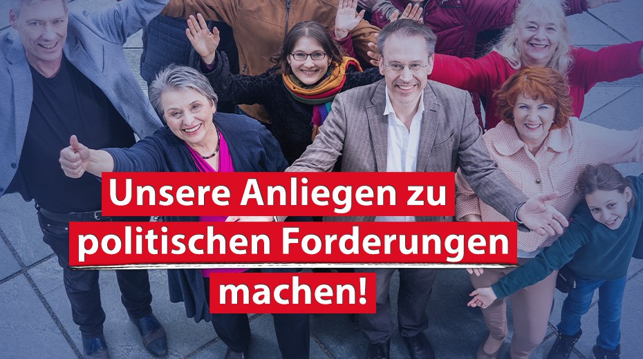 Banner Bürgerkabinett_Anliegen zu politischen Forderungen machen