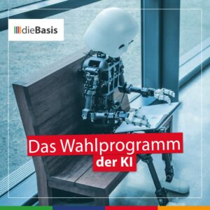 Beitragsbild: Zeit für Antworten: Das Wahlprogramm der KI