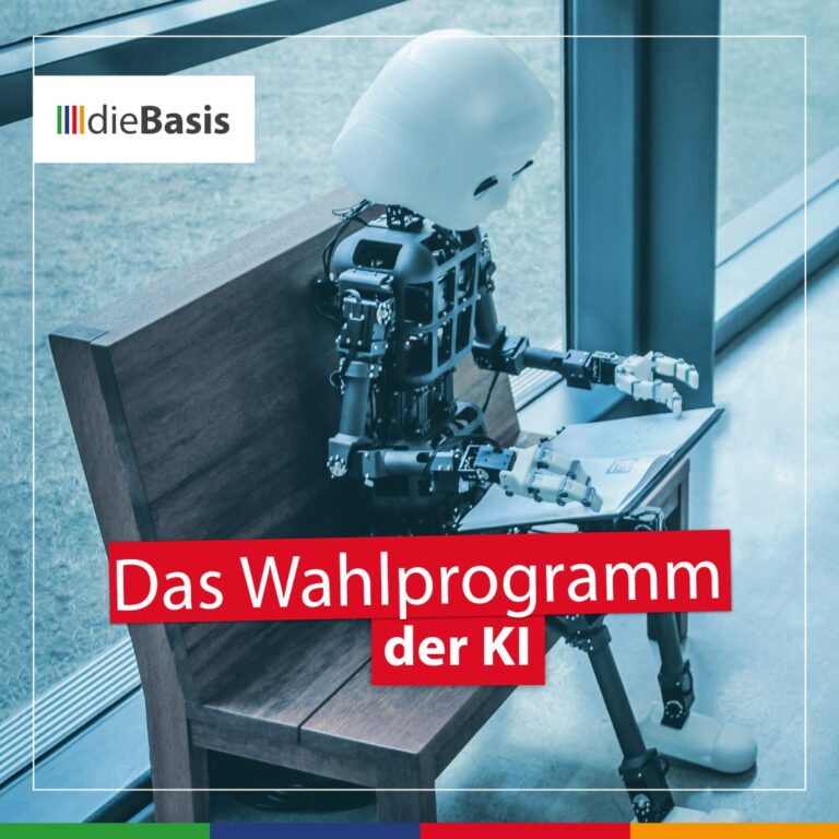 Beitragsbild: Zeit für Antworten: Das Wahlprogramm der KI