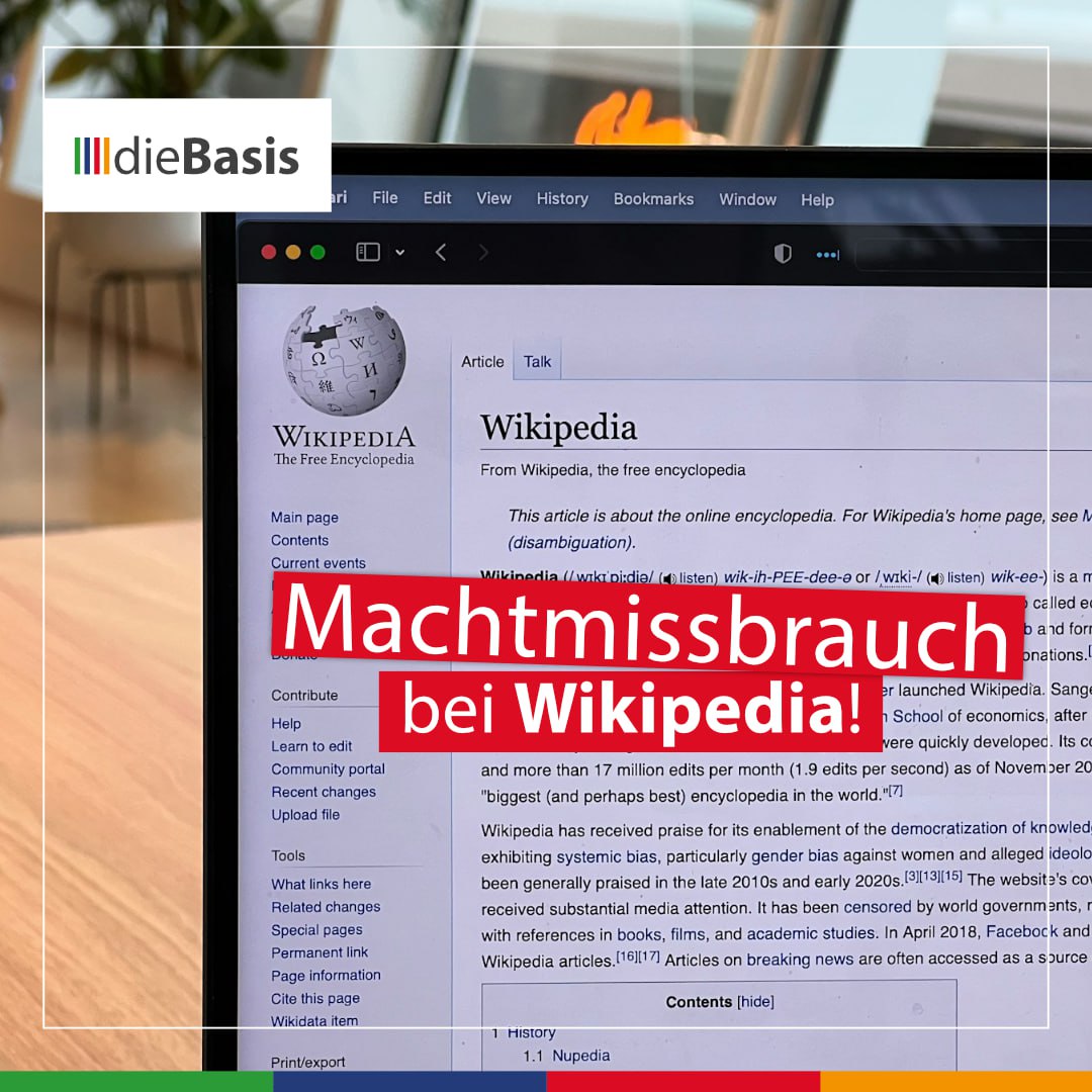 Beitragsbild Machtmissbrauch bei Wikipedia