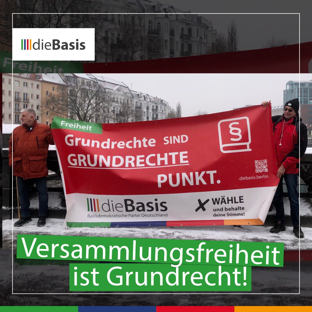 Beitragsbild Versammlungsfreiheit ist Grundrecht