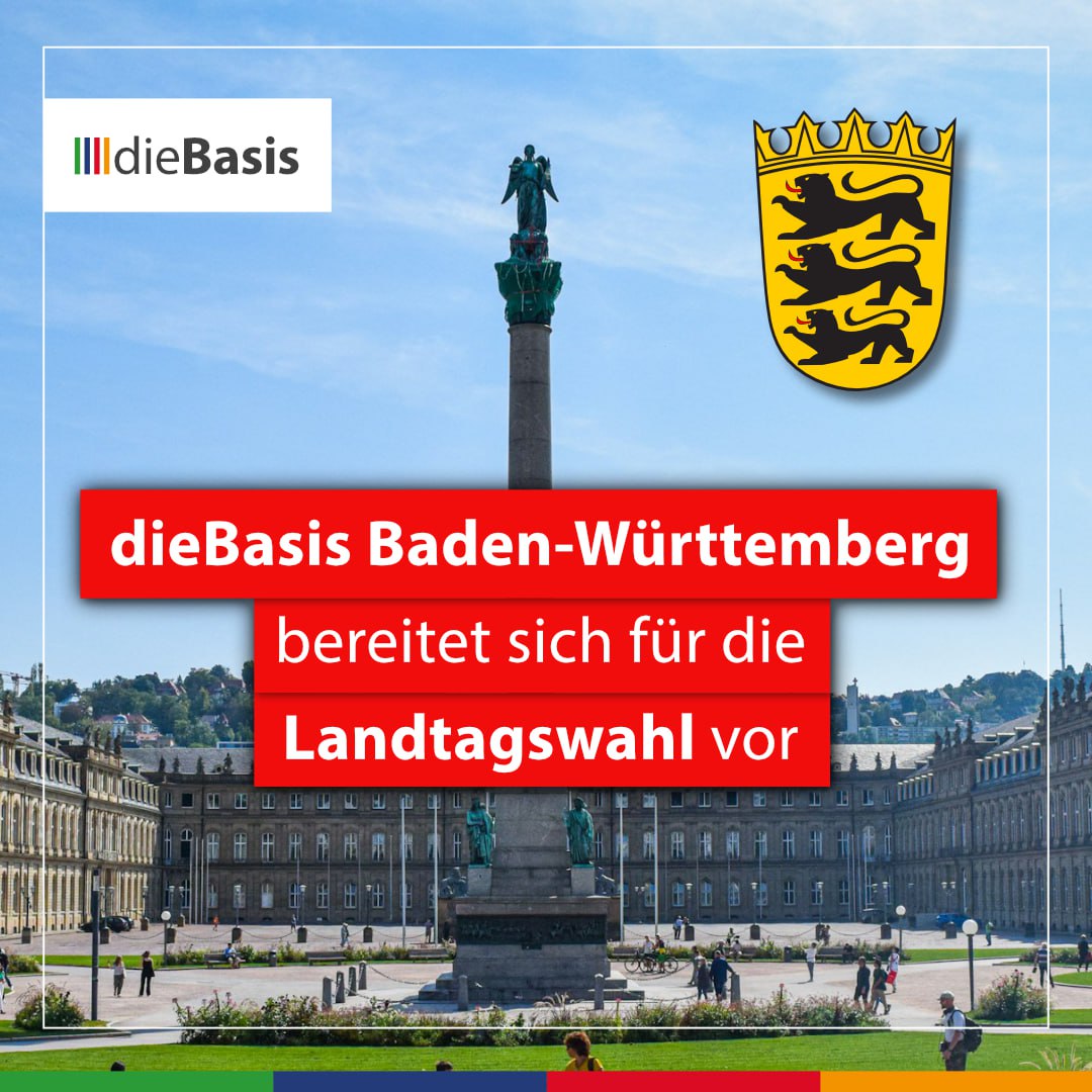 Beitragsbild Landtagswahl dieBasis BW - Motiv Landtag