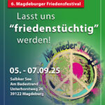6. Magdeburger Friedensfestival 5.-7. Sept. 2025