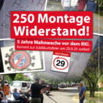 Feier zum 5-jährigen Jubiläum – 5 Jahre Mahnwache vor dem RKI