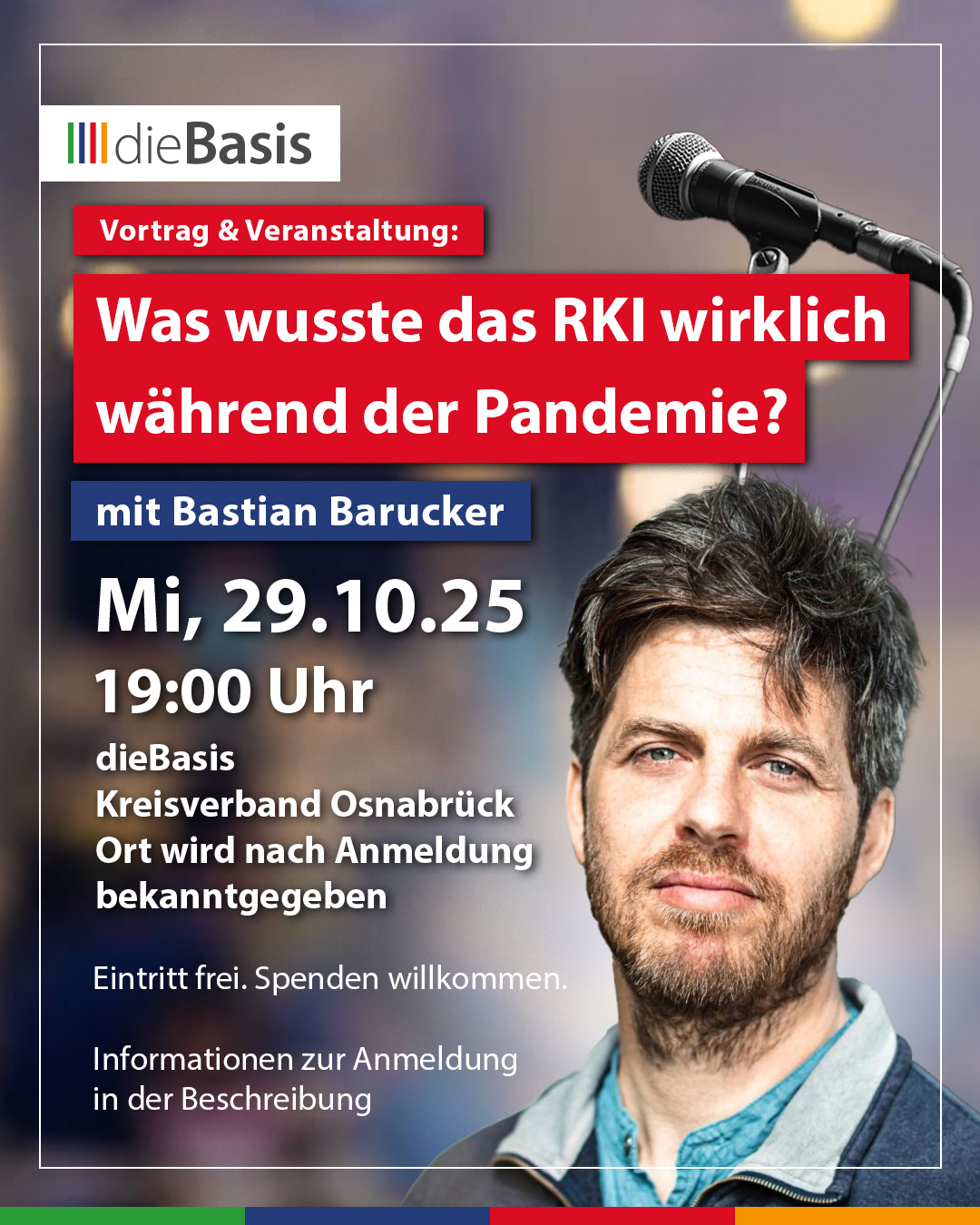 RKI-Files und die Corona-Aufarbeitung - Fachvortrag und Diskussion mit Bastian Barucker