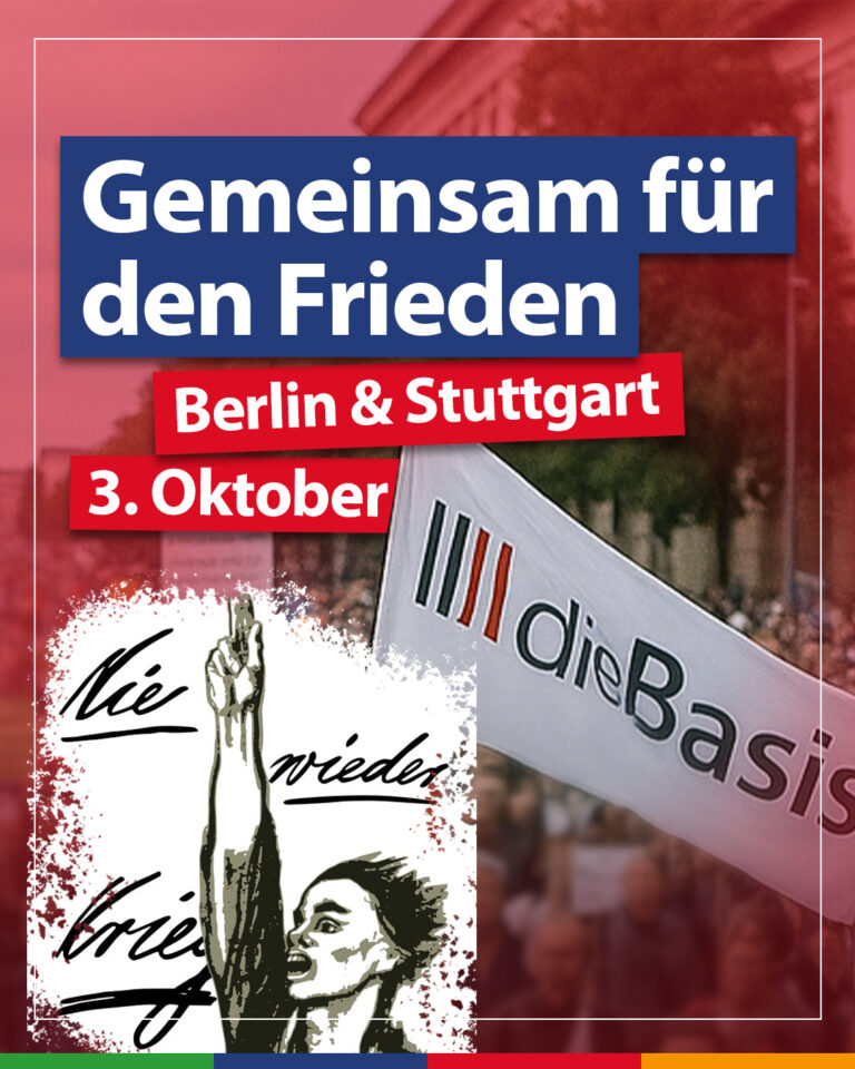 Demonstration 03. Oktober in Berlin und Stuttgart