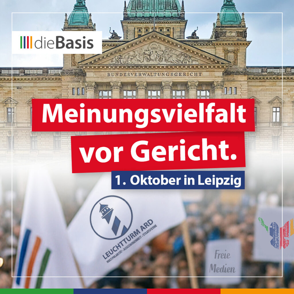 Beitragsbild für Artikel Meinungsvielfalt vor Gericht am 01. Oktober (Bundesverwaltungsgericht Leipzig)