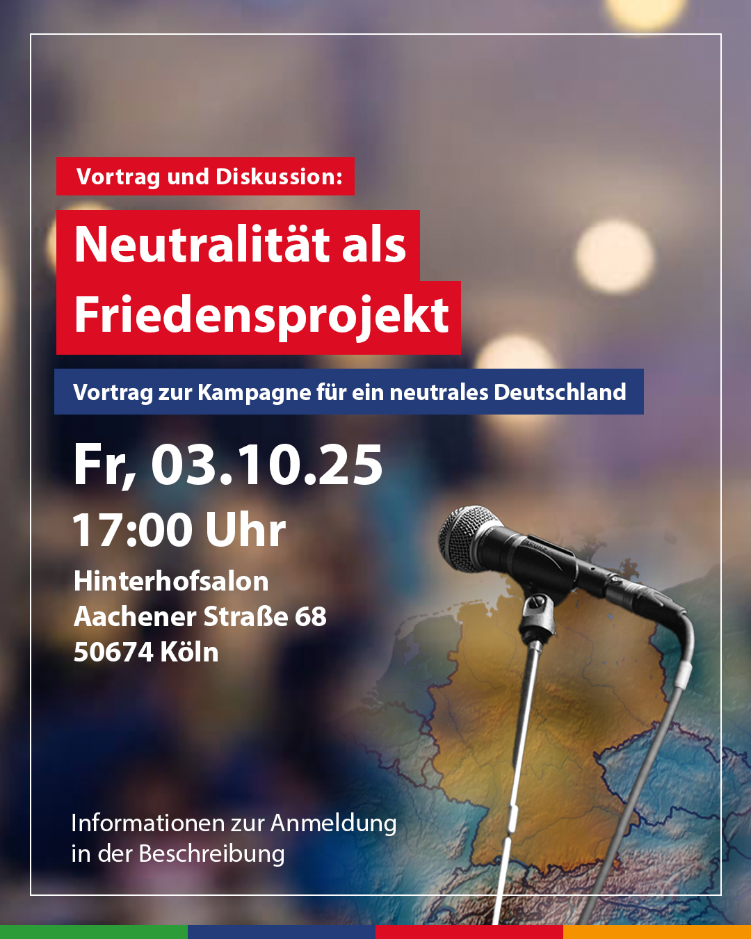 Neutralität als Friedensprojekt – Vortrags- und Diskussionsveranstaltung