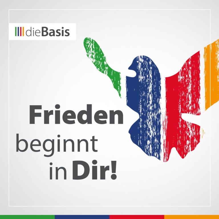 Frieden beginnt in Dir – Motto des Bundesparteitages
