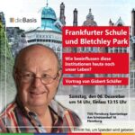Bletchley Park und Frankfurter Schule – Vortrag und Diskussion mit Gisbert Schäfer