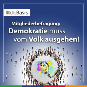 Beitragsbild zum Artikel "Was Basisdemokratie sein soll und leisten kann" (Ergebnis Mitgliederbefragung)