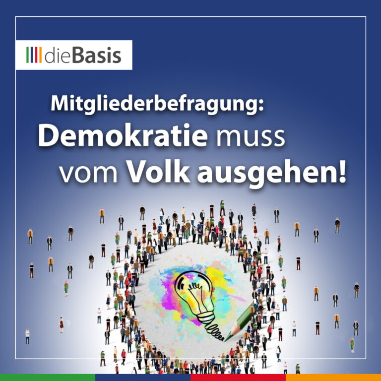 Beitragsbild zum Artikel "Was Basisdemokratie sein soll und leisten kann" (Ergebnis Mitgliederbefragung)