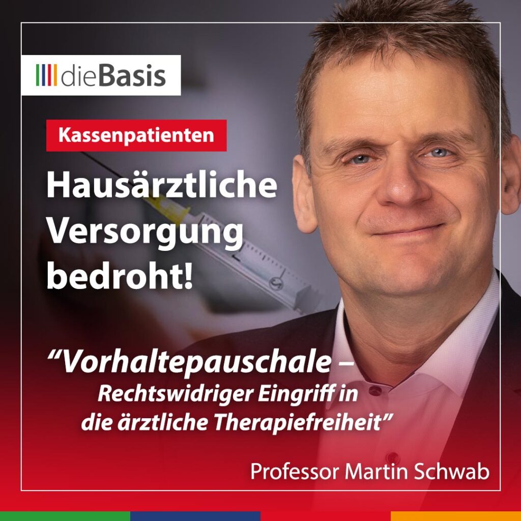 Die Neuregelung der hausärztlichen Vorhaltepauschale (Bild) Beitragsbild Prof. Martin Schwab – Vorhaltepauschale