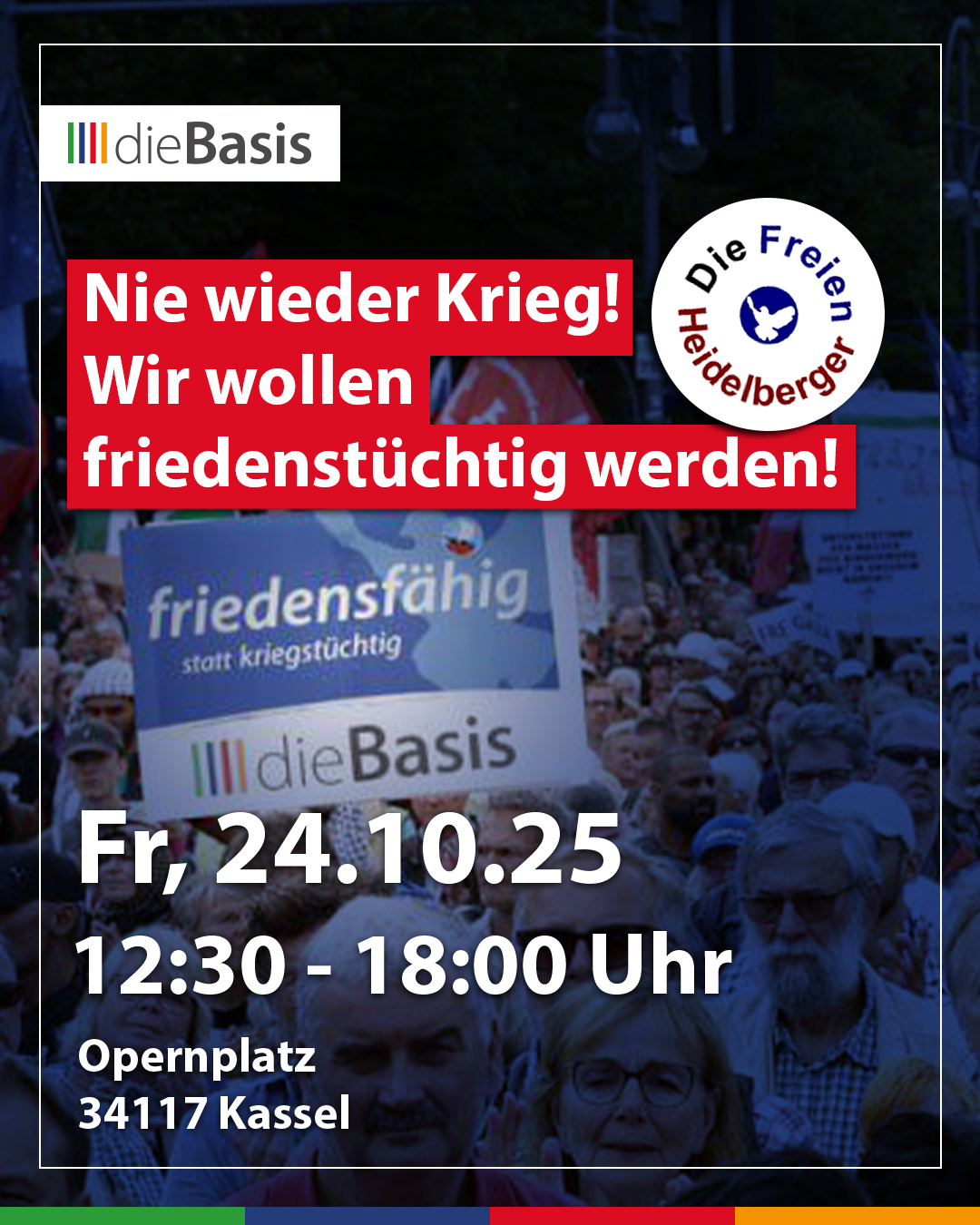 Freien Heidelberger: "Nie wieder Krieg!"-Ausstellung in Kassel
