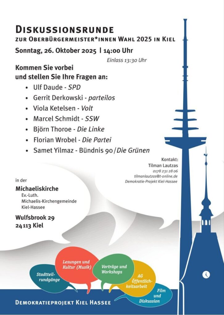 Wehret den Anfängen: Wenn Demokratie zur Inszenierung wird (Bild) Einladung zur Podiumsdiskussion in Kiel