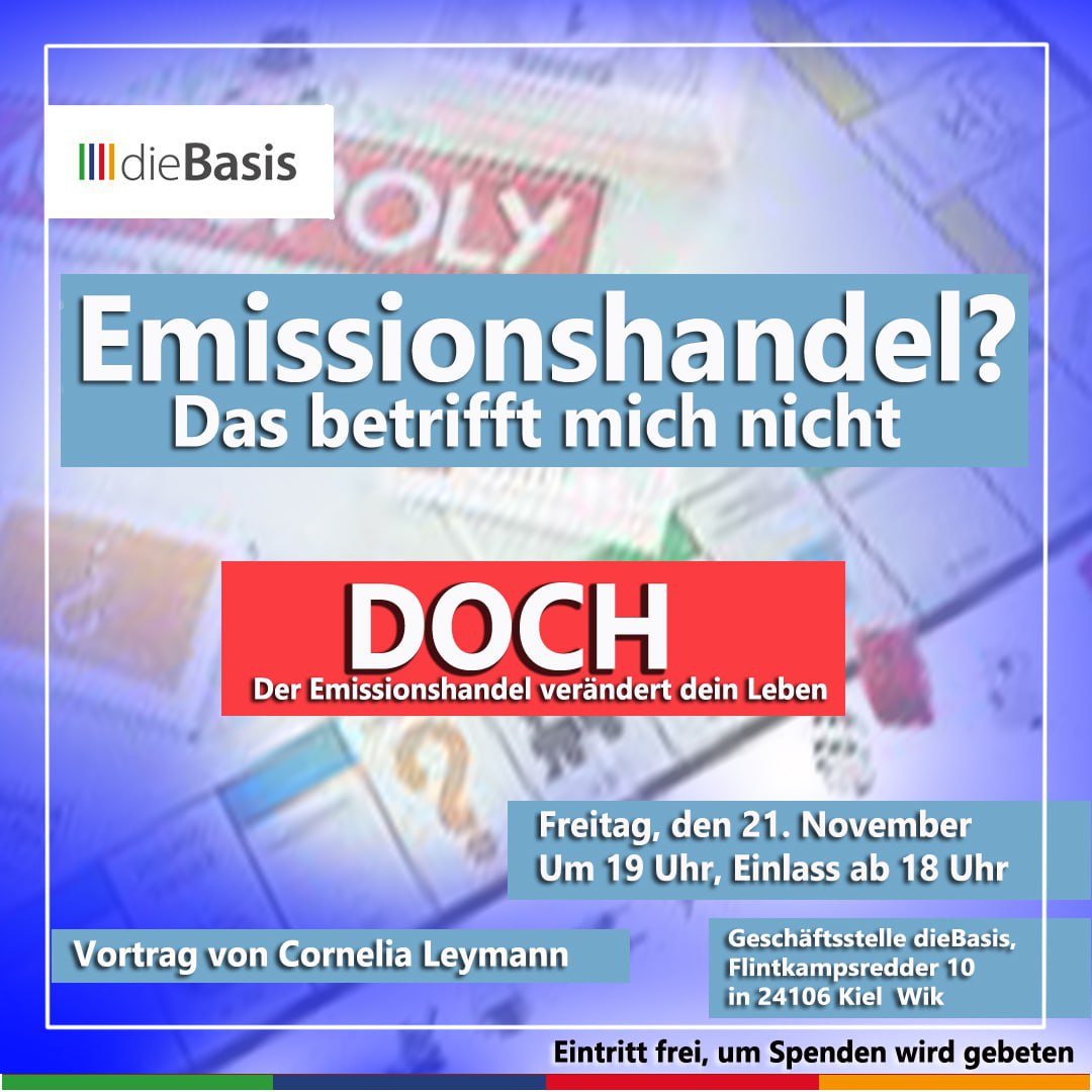 Emissionshandel – was geht mich das an? Ein Vortrag von Cornelia Leymann