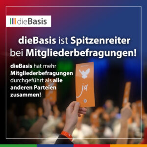dieBasis Spitzenreiter bei Mitgliederbefragungen
