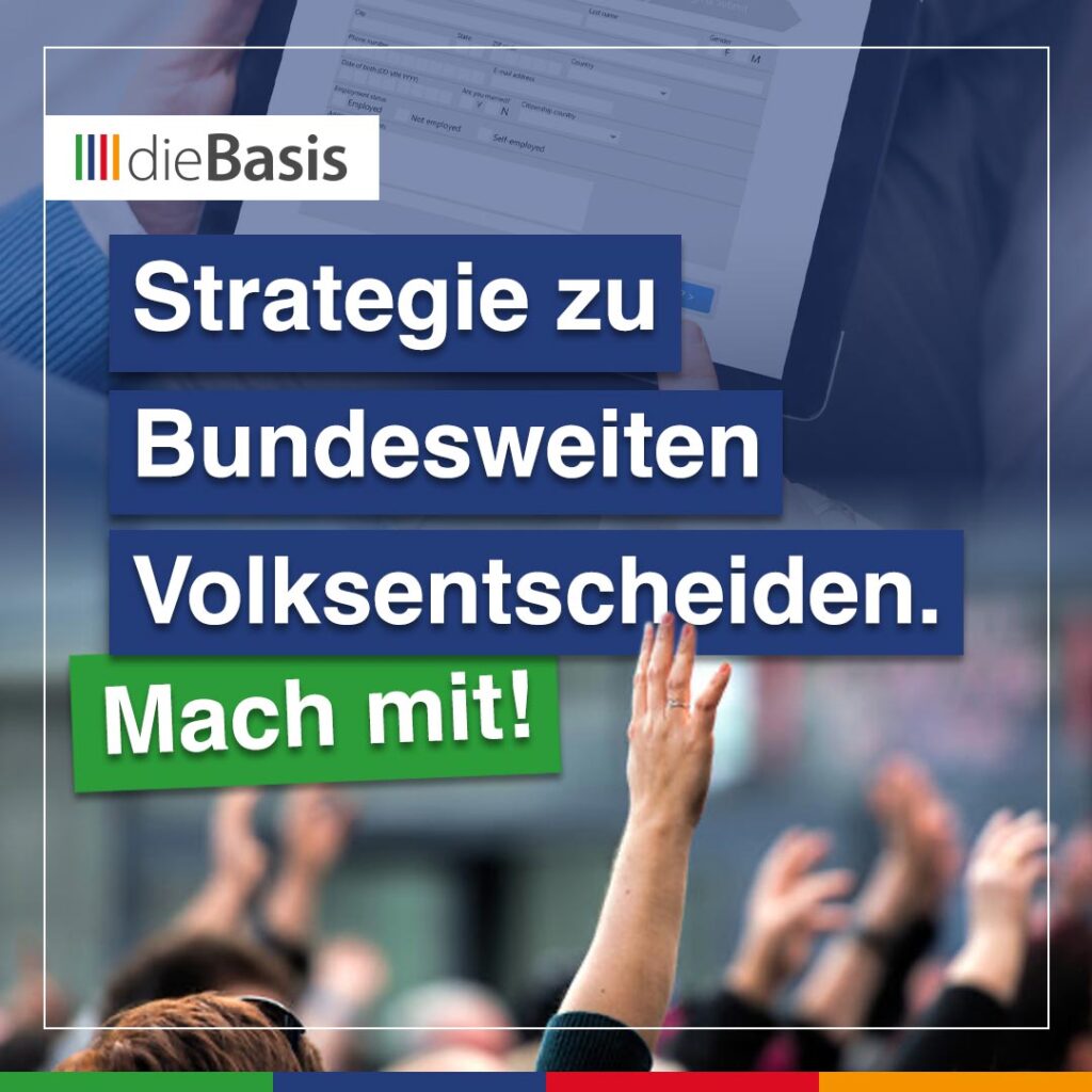 Strategie zur Einführung des bundesweiten Volksentscheides (Bild) Beitragsbild zur Strategie zur Einführung des Bundesweiten Volksentscheides