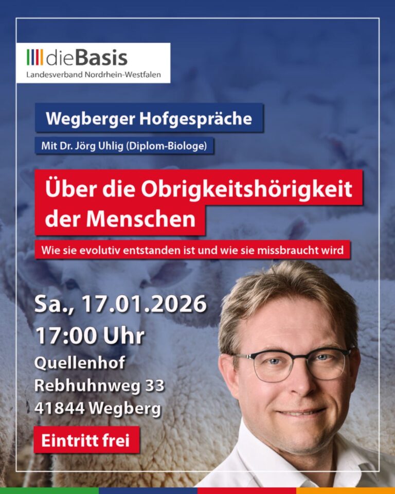 Wegberger Hofgespräche mit Dr. Uhlig