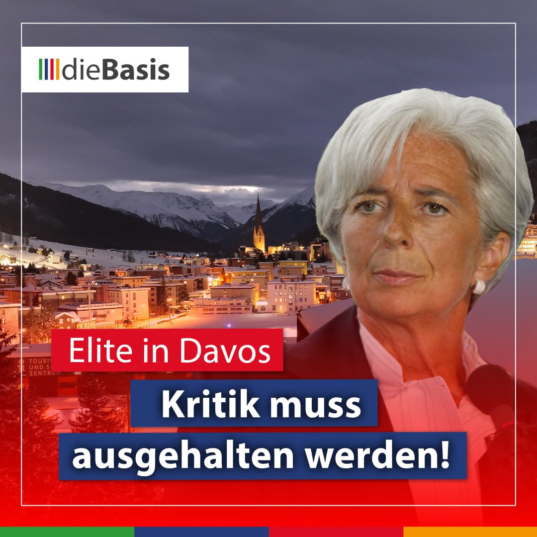 dieBasis (Bild) Christine Lagarde_Kritik muss ausgehalten werden