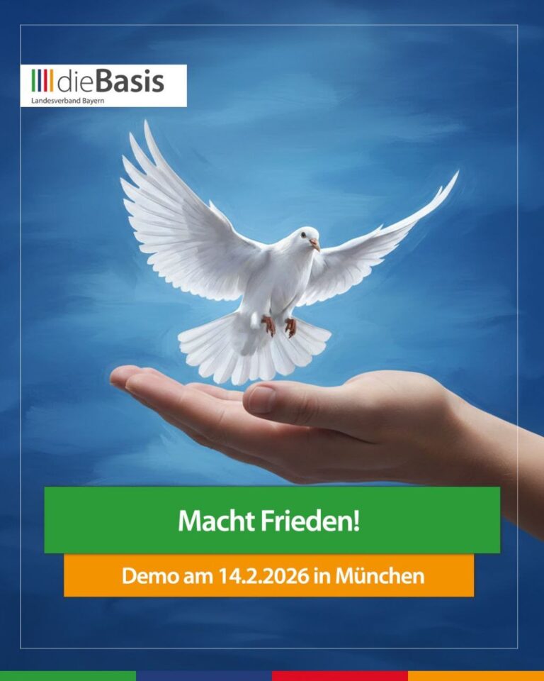 Friedensdemo am 14.02.2026 in München