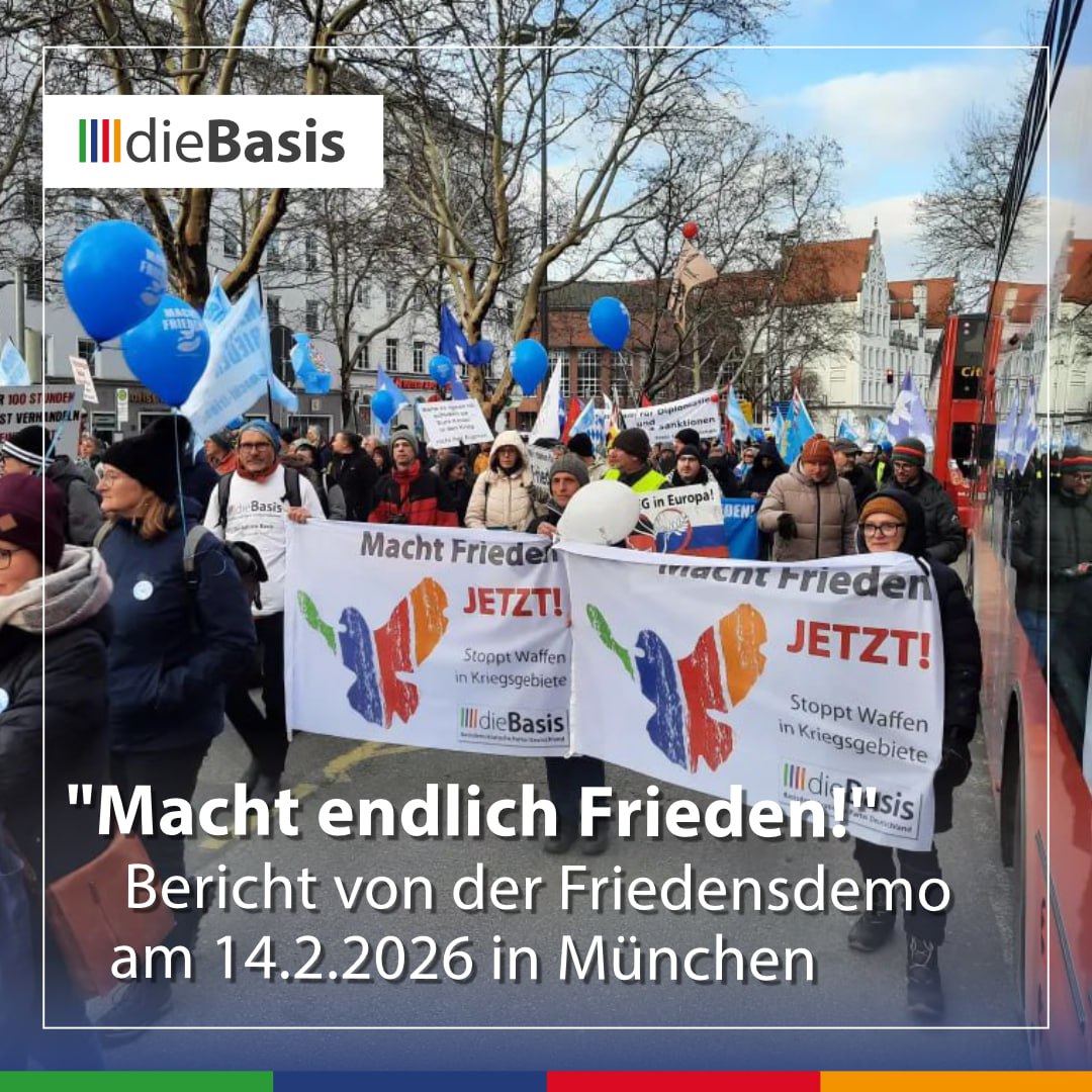 dieBasis (Bild) Beitragsbild "Macht endlich Frieden"