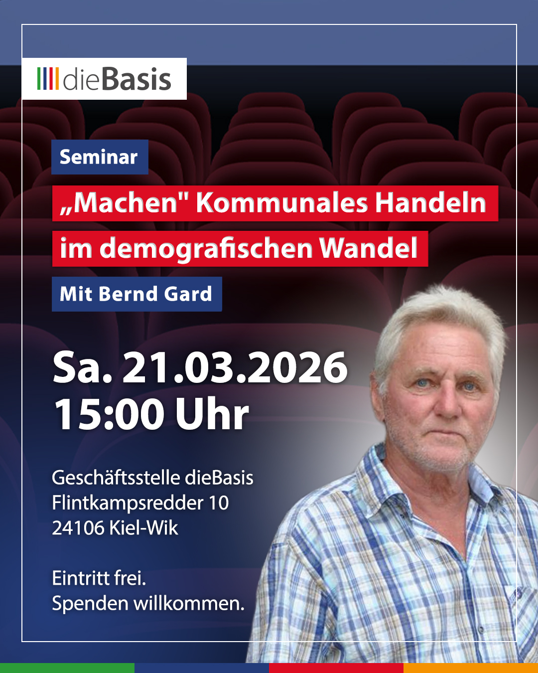 "Machen" – Seminar mit Bernd Gard in Kiel