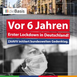 Gedenktag 6 Jahre erster Corona-Lockdown