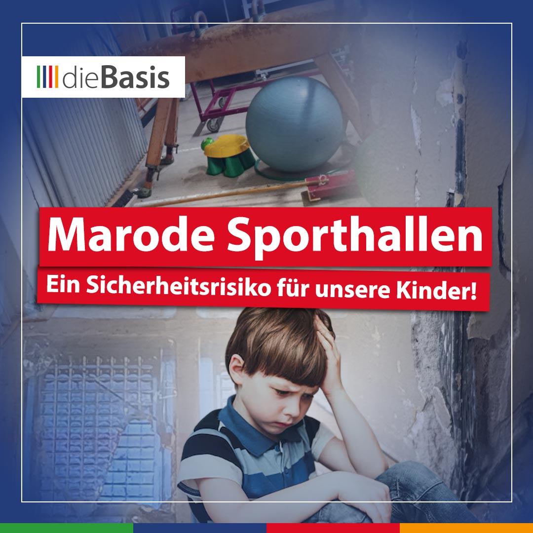 Marode Sporthallen