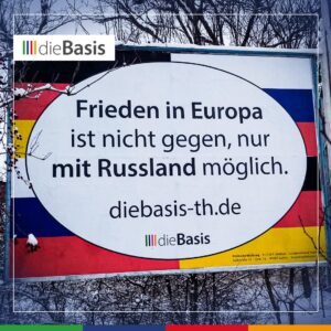 Bürgerdialog Thüringen: Frieden in Europa ist nicht gegen nur mit Russland möglich