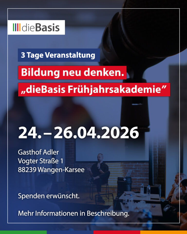 dieBasis Frühjahrsakademie - Bildung neu denken
