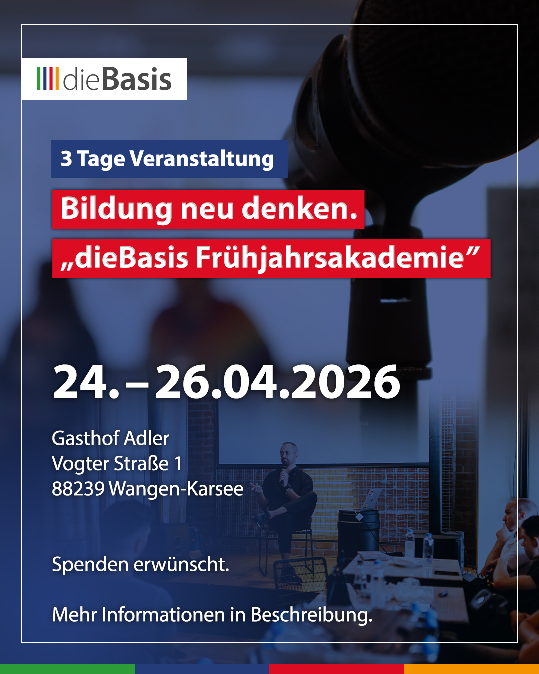 dieBasis Frühjahrsakademie – Bildung neu denken
