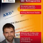 GEZ - was passiert, wenn ich nicht zahle? – Vortrag von Dr. Meinhard Stalder