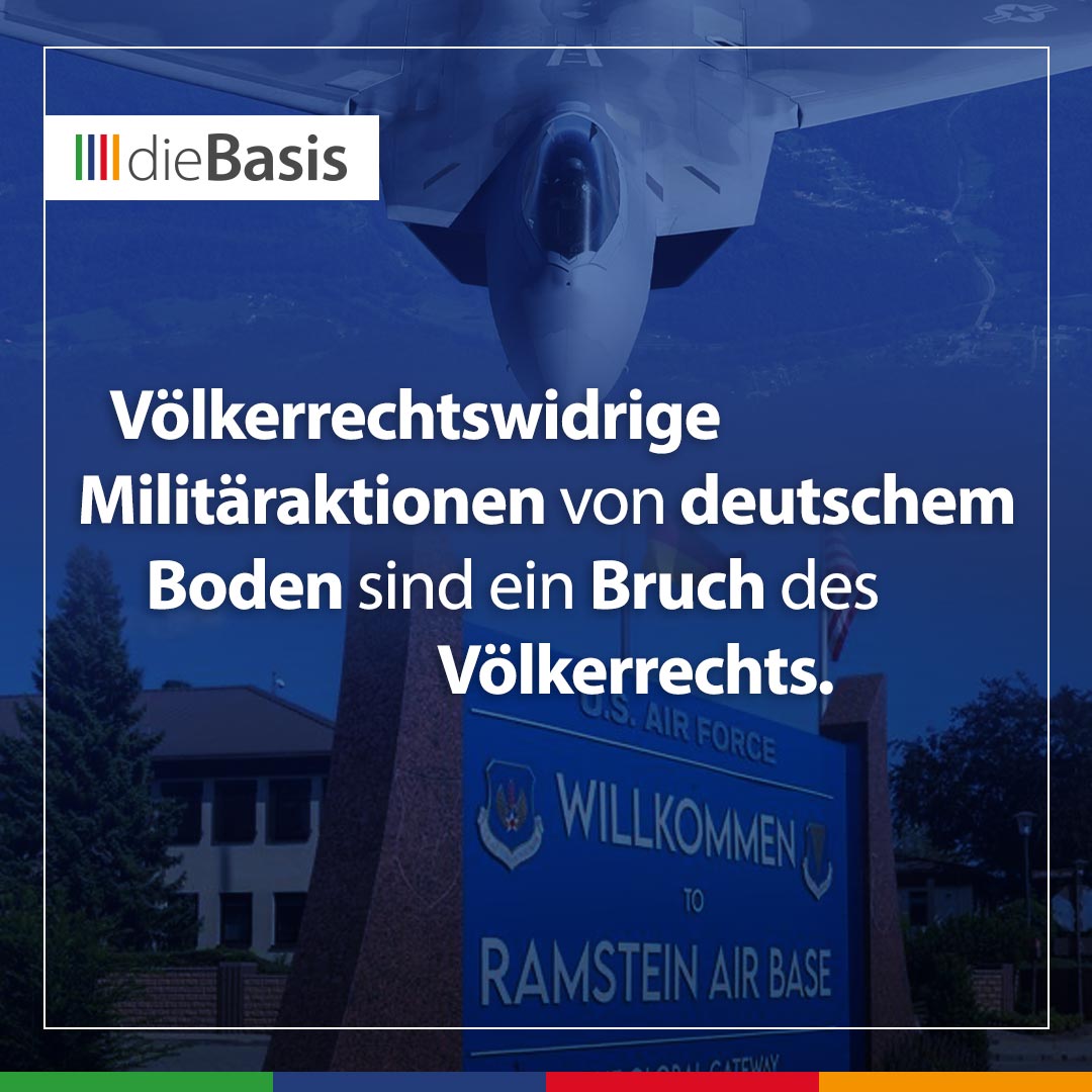 Beitragsbild Kriege, Luftraum und staatliche Souveränität_Airbase Ramstein als Motiv