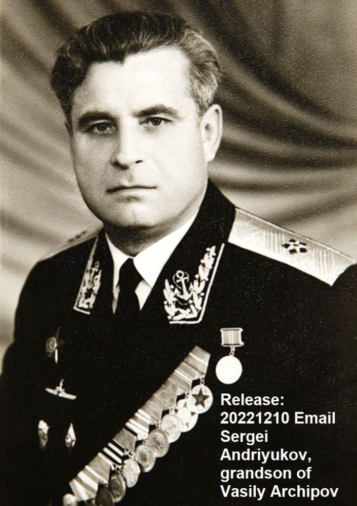 Wassili Archipow – Der Mann, der den Atomkrieg verhinderte (Bild) Archipov_Foto_alt_schraeg_Freigabe_S_Andrijukow_20220210